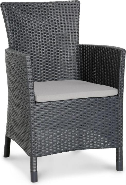 Produktbild Best 3-tlg. Balkon-Set Napoli graphit/hellgrau (39 cm)