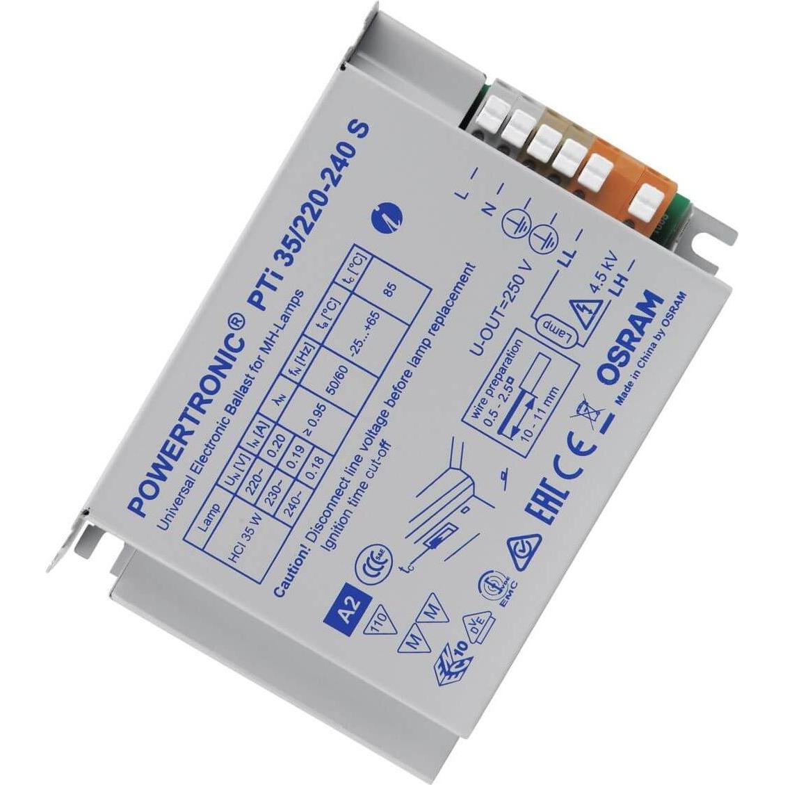 Osram, Zubehör Beleuchtung, Hochdruckentladungslampe EVG 35 W 1 x 35 für Leuchteneinbau