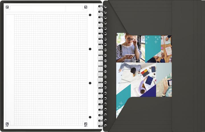 Actual product image Oxford Meetingbook (A4, Checked, Soft cover)