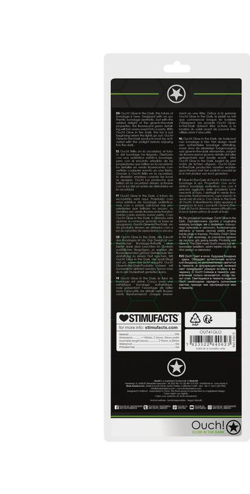 Produktbild Ouch! Swirl Stretchy Penis Sleeve - Glow in the Dark