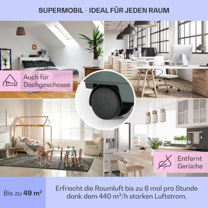 Produktbild Klarstein Mobile Klimaanlage (10.000 BTU, Anthrazit) (49 m², 10000 BTU/h)