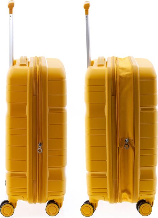 Actual product image Wüsthof 3800 4-wheel cabin trolley 55 cm with stretch fold (36 l, Hand luggage (up to 50 litres))