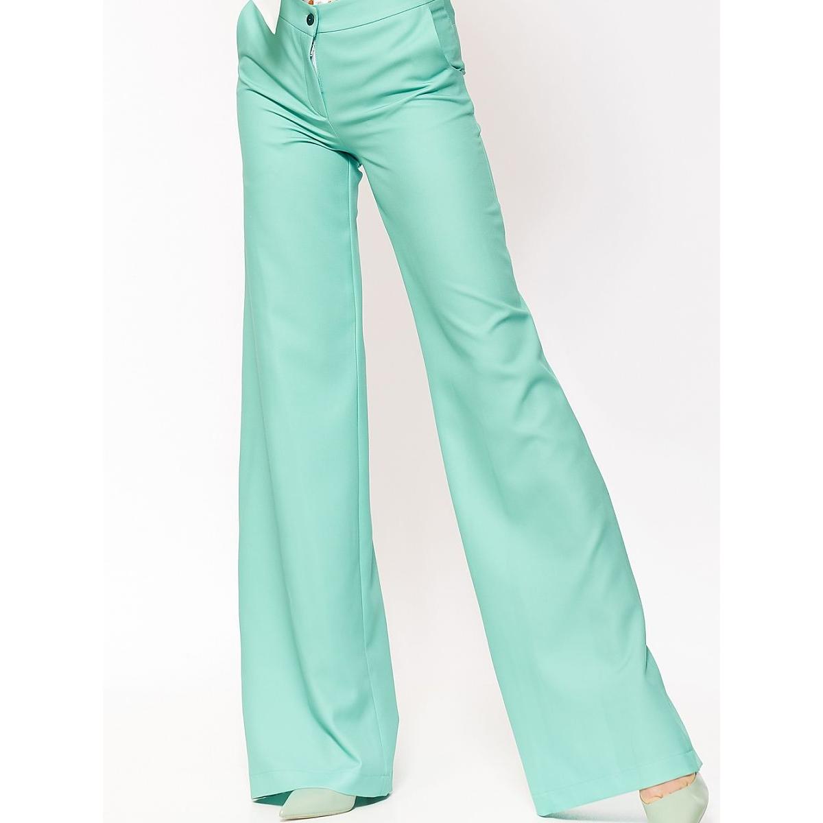 Nife, Damen, Hosen, Lange Hose, Grün, (38)