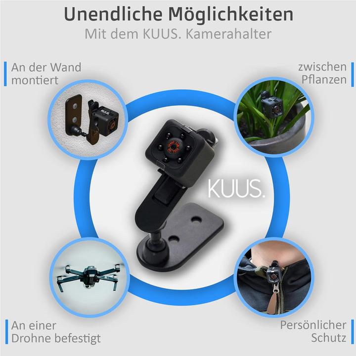 Image du produit Kuus. Mini caméra de surveillance, intérieur (1920 x 1080 Pixels)