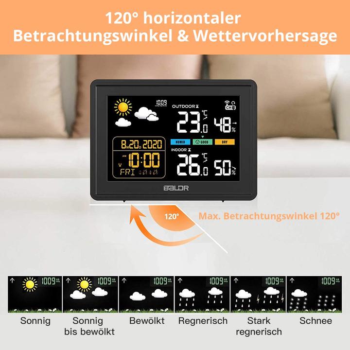 Produktbild Baldr Wetterstation mit Aussensensor KS-359v1