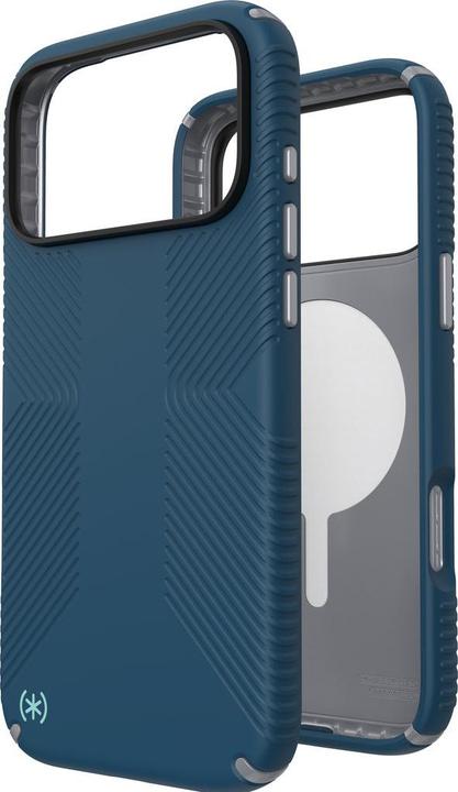 Actual product image speck Presidio2 Grip + MS Apple iPhone 17 Pro Max Deep Sea Blue- with Microban (Apple iPhone 17 Pro Max)