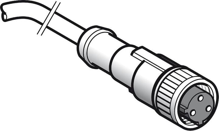 Productafbeelding TE Sensors Aansluitkabel 5m 1/2inch recht