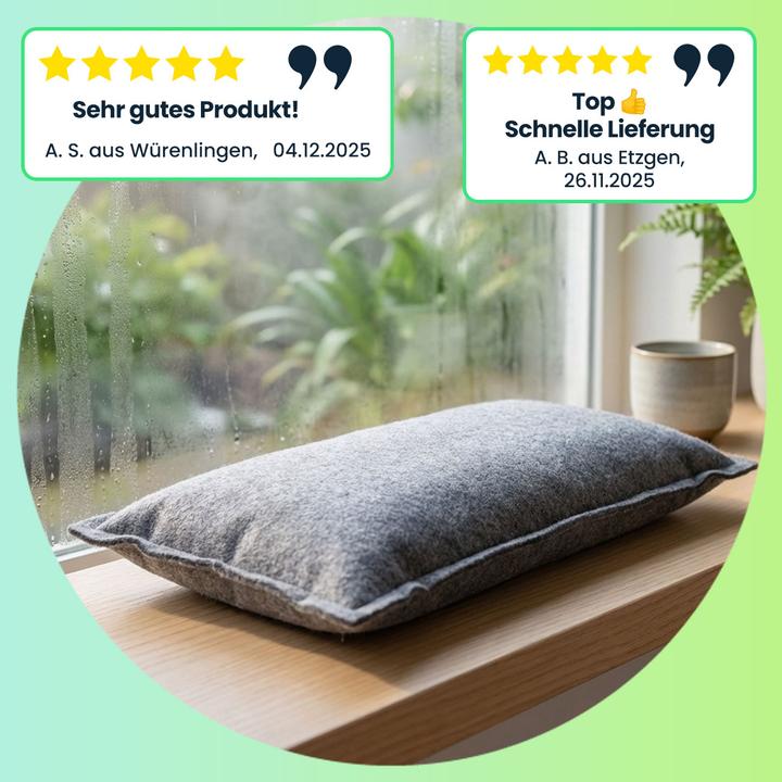 Immagine prodotto Filmer Set di 3 deumidificatori con gel di silice, 1 kg, riutilizzabili, grigio