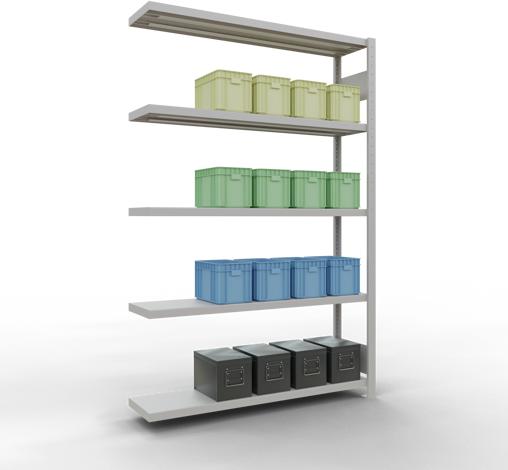 Image du produit Schulte Lagertechnik Système de baies d'extension sans boulons MULTIplus250 avec boulons de longueur