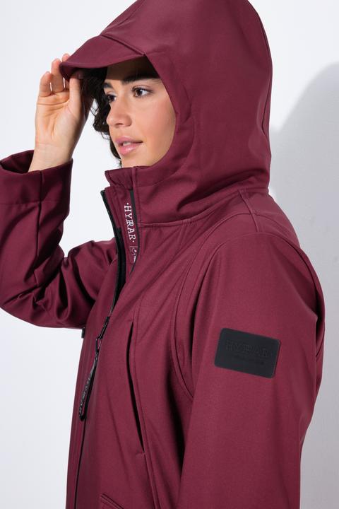 Produktbild Ulla Popken HYPRAR Softshelljacke, wasserabweisend, Kapuze (50, 52)