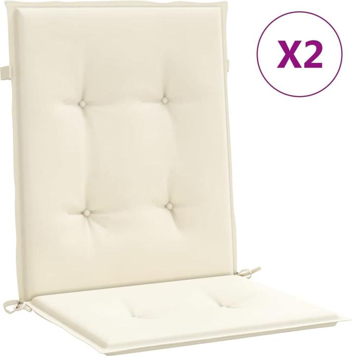 Produktbild vidaXL Gartenstuhlauflage für Niedriglehner (100 x 50 cm)