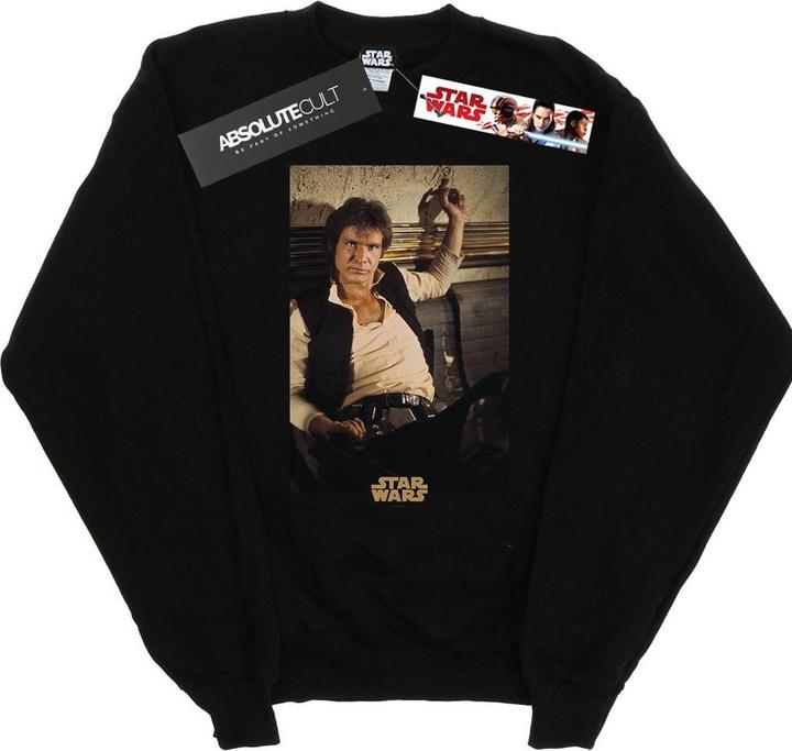 Actual product image Star Wars Mens Han Solo Mos Eisley Sweatshirt (M)