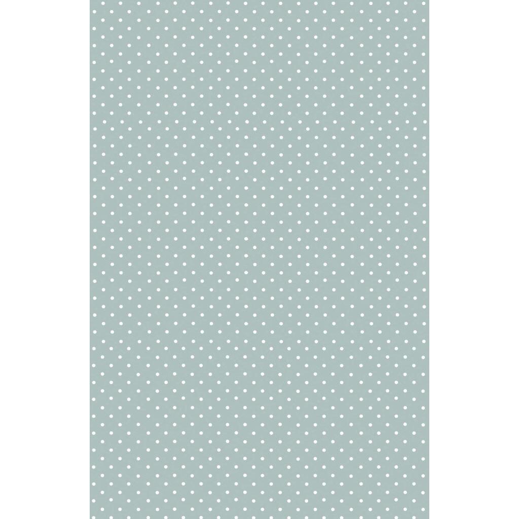 Pol Mak, Tovaglia, Farbe White Dots Graue Papier Tischdecke 120x180 cm (180 x 120 cm)