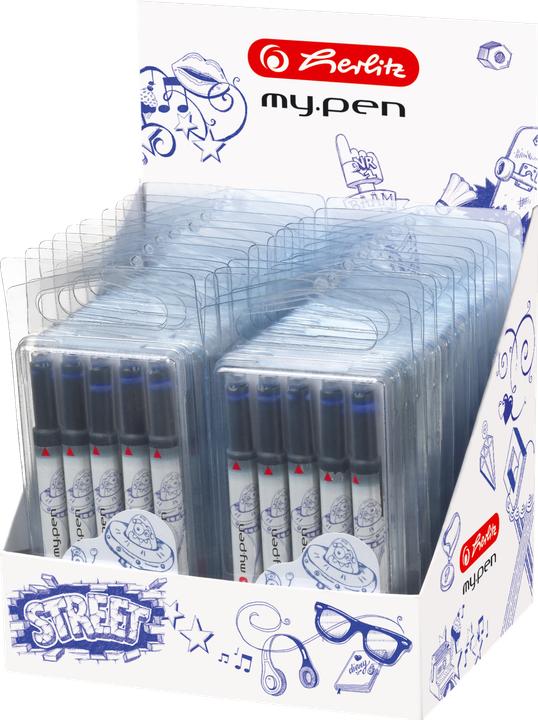 Actual product image Herlitz Universal cartridge (5 pcs., Blue)