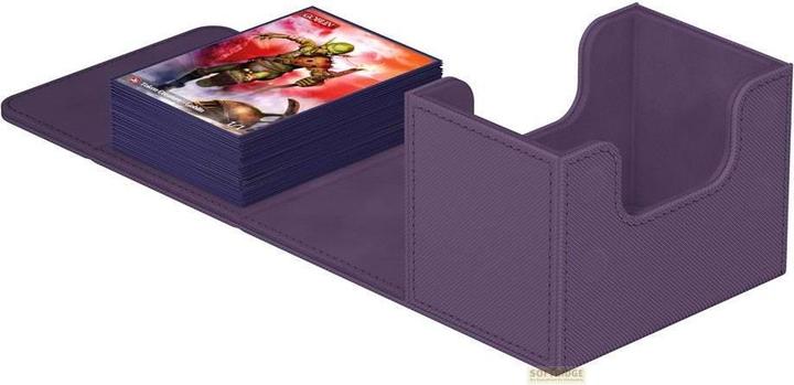 Actual product image Ultimate Guard Card Box XenoSkin Sidewinder Monocolor 80+ Purple