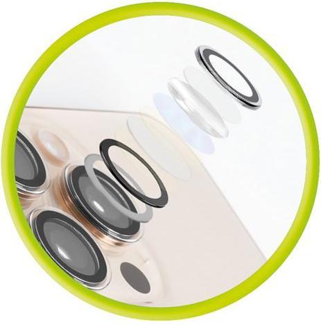 Produktbild Mobile Origin Easy Lens guards clear - iPhone 15/ (1 Stk., Apple iPhone 15, Apple iPhone 15 Plus)