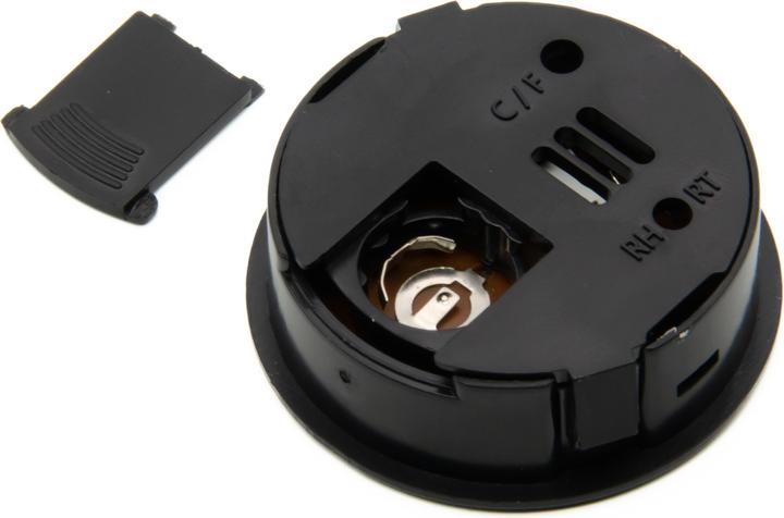 Immagine prodotto Purecrea Termometro digitale Igrometro Nero Rotondo (Accessori)