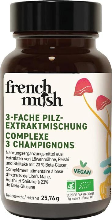 French mush 3-Fache Pilz-Extraktmischungskapseln (56 pcs., Capsules, 25.76 g)