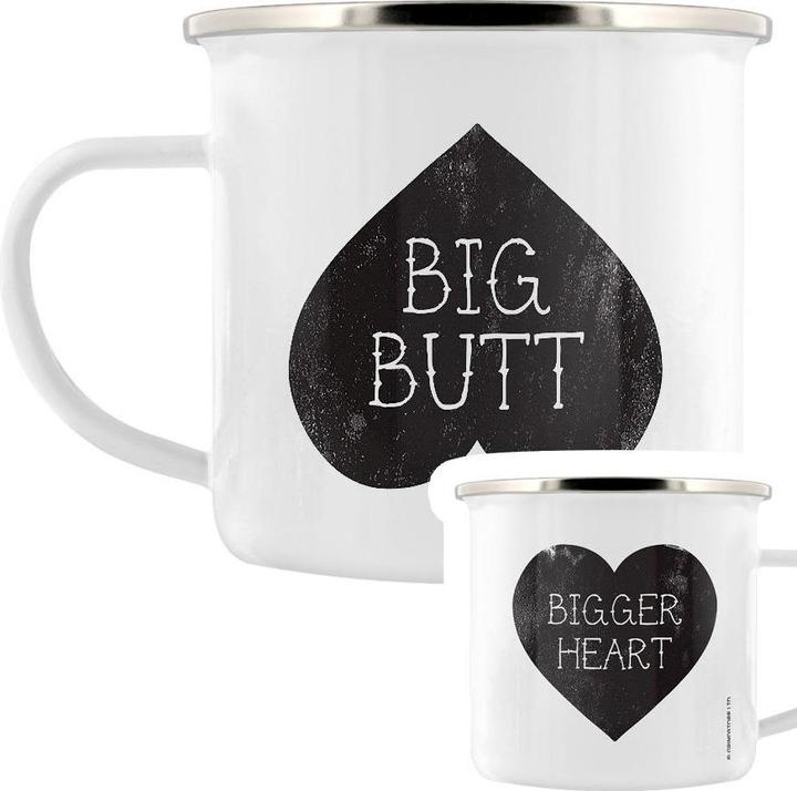 Produktbild Grindstore Emaillebecher Big Butt Bigger Heart