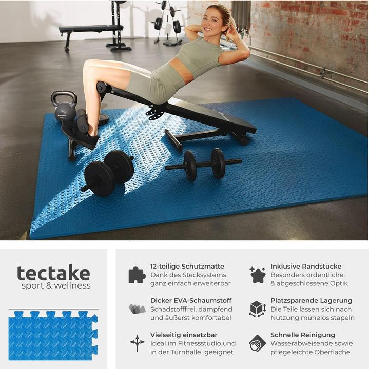 Image du produit tectake Tapis de protection du sol (1.20 cm)