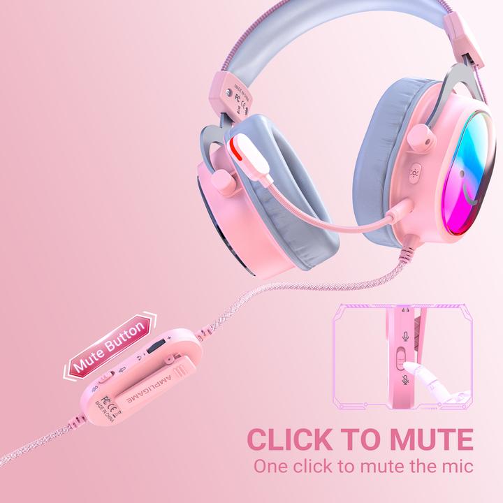 Actual product image Fifine H16P Gaming-Headset USB kabelgebunden mit LED (Cable)