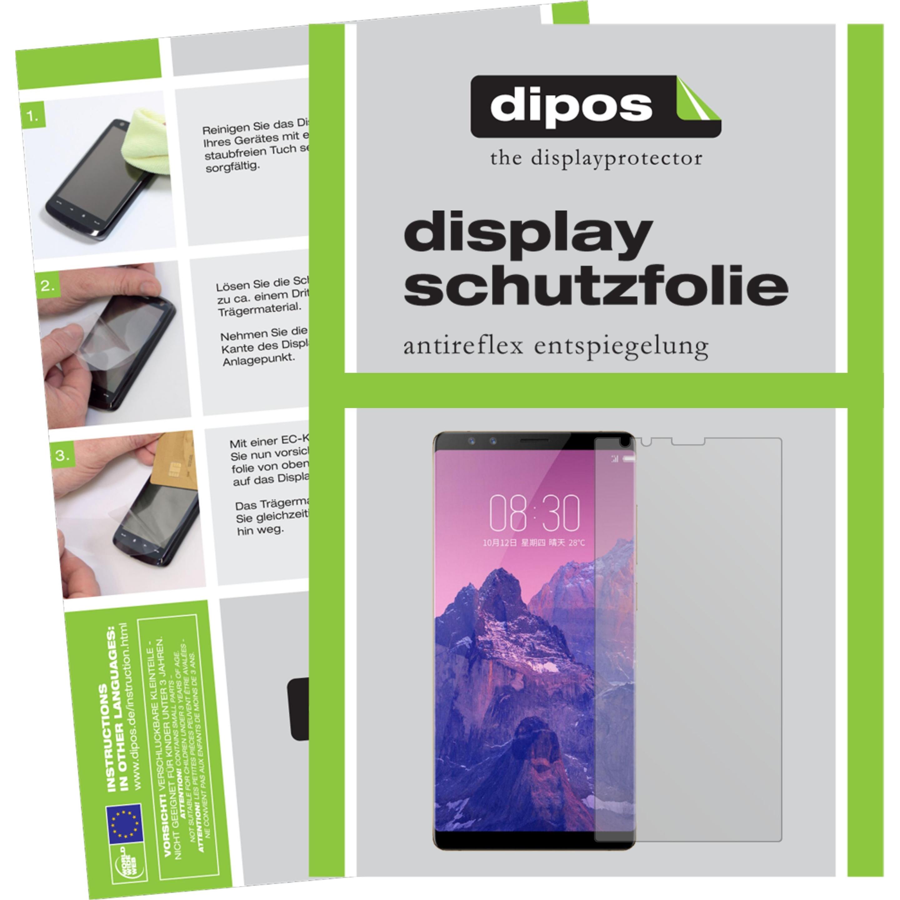 Thumbnail - Dipos Displayschutzfolie Antireflex (2 Stück, ZTE Nubia Z17S), Smartphone Schutzfolie, Transparent