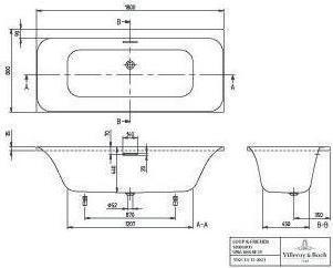 Produktbild Villeroy & Boch V&B Whirlpoolsystem LOOP & FRIENDS Co E m Wa-zul Tech. Pos 1 we