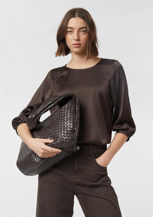 Immagine prodotto Comma Bluse Satinbluse mit 3/4-Ärmeln (44)