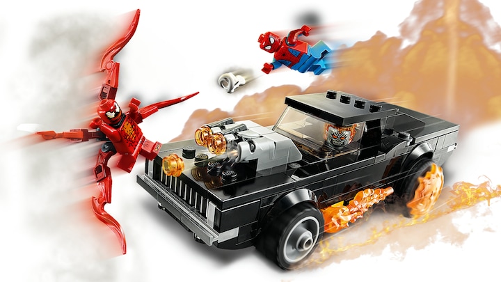 Produktbild LEGO Spider-Man und Ghost Rider gegen Carnage (76173, LEGO Marvel)
