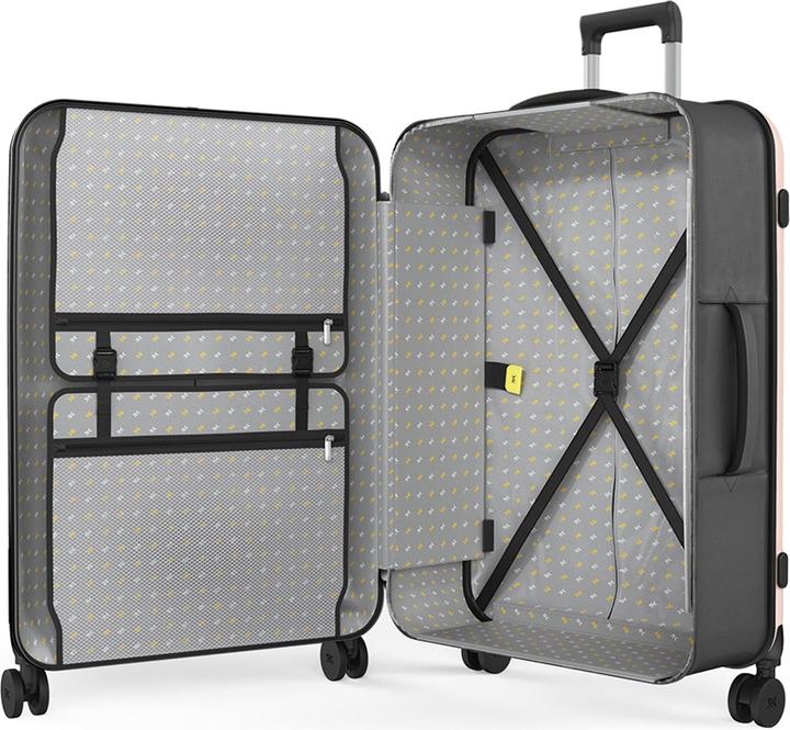 Image du produit Rollink Harde valise / trolley / valise de voyage - Vega 360 - 65 cm - Rose (80 l)