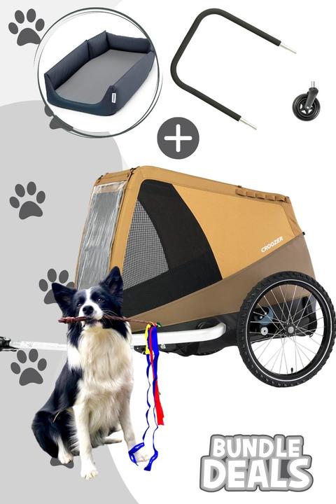 Actual product image Croozer Dog Mikke Easy Start Bundle inkl. Mikke Hundebett und Buggy Set