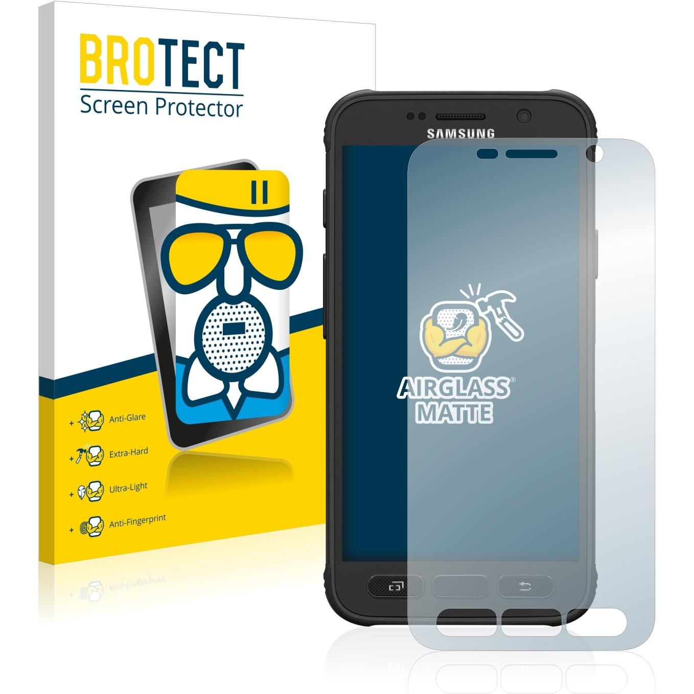 BROTECT AirGlass Panzerglasfolie Matt (1 Stück, Samsung Galaxy S21), Smartphone Schutzfolie, Grau