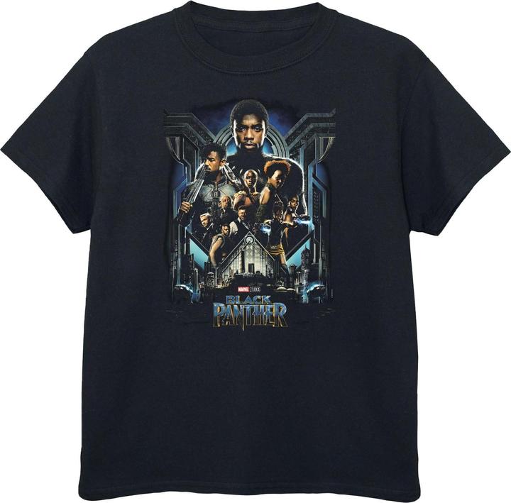 Produktbild Black Boys Movie Poster Cotton T-Shirt (152, 158)