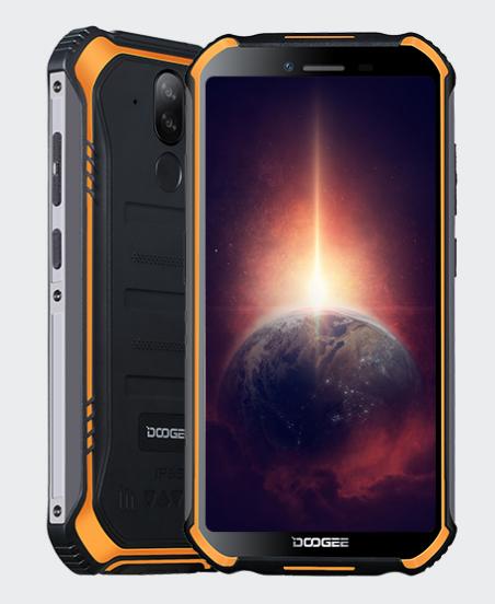Actual product image Doogee S40 Pro (64 GB, Black, Orange, 5.45", Hybrid Dual SIM, 4G)