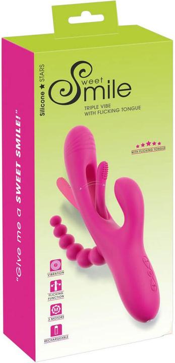 Productafbeelding Sweet Smile Triple Vibe With Flicking Tongue