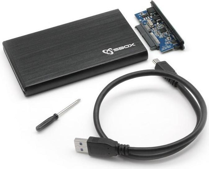 Image du produit Sbox 2.5 External HDD Case HDC-2562 blackberry juodas (2.5")