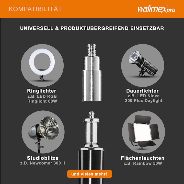 Immagine prodotto Walimex Per FT-8051 (Metallo, Materiale sintetico)