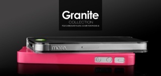 Produktbild more. Granite Collection Hardcase für iPhone 4/4S Clear (Apple iPhone 4s, Apple iPhone 4)