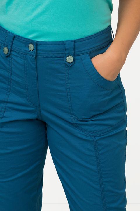 Actual product image Ulla Popken Roll-Tab Hem Stretch Cargo Pants (62)