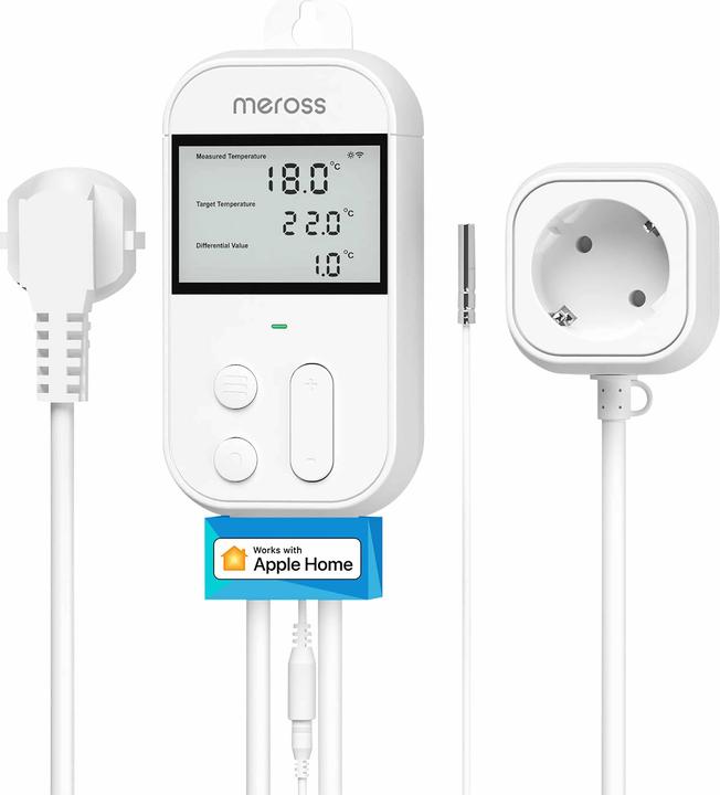 Meross SMART HOME WI-FI THERMOSTAT/HEAT.&COOLING MTS200BHK