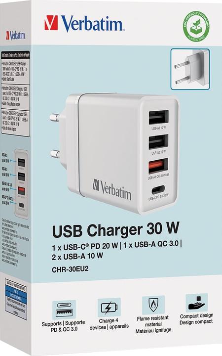 Produktbild Verbatim Charger (30 W)