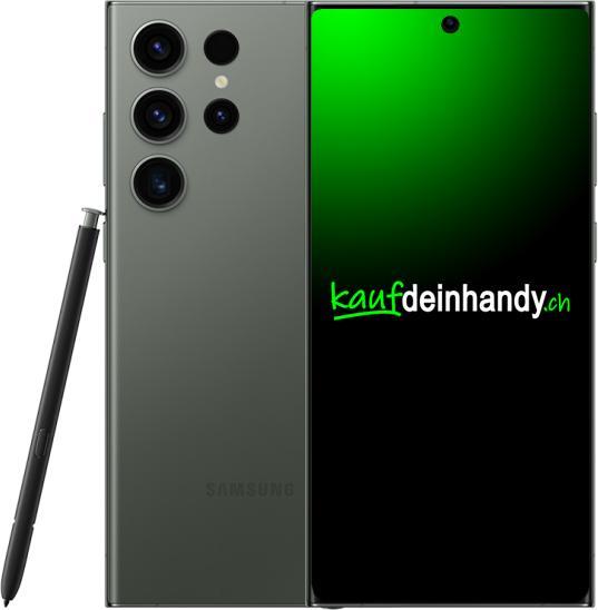 Actual product image Kaufdeinhandy.ch Galaxy S23 Ultra (256 GB, Green, A / Like new)