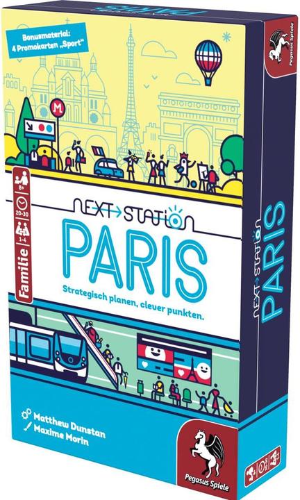 Actual product image Pegasus Next Station Paris (German, 1 - 4 Players)
