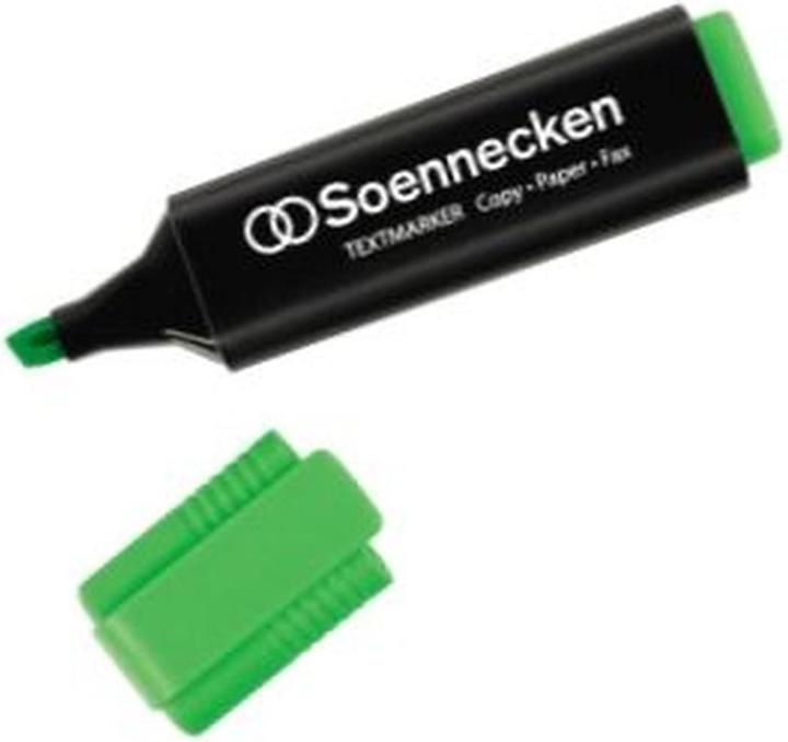 Produktbild Soennecken Textmarker Strichstärke: 2-5 mm Schreibfarbe: grün (Grün, 5 mm, 1 x)