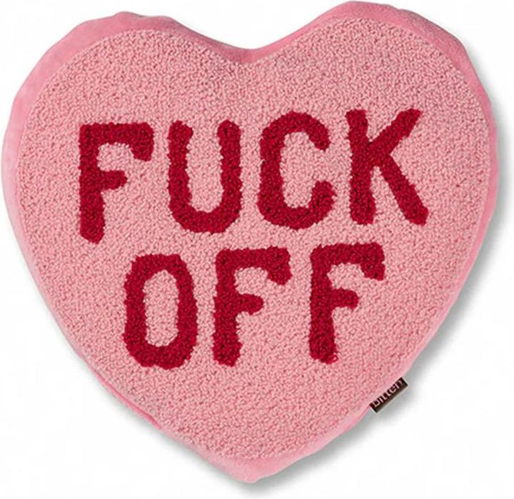 Bitten Huggable heat pad F*** Off heart (35 x 25 cm)