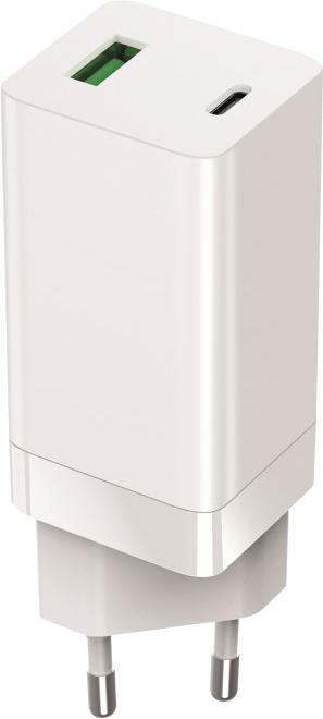 Produktbild Setty GAN wall charger PD+QC USB + USB-C 65W LSI-02 white JO (65 W, 2 Ports)