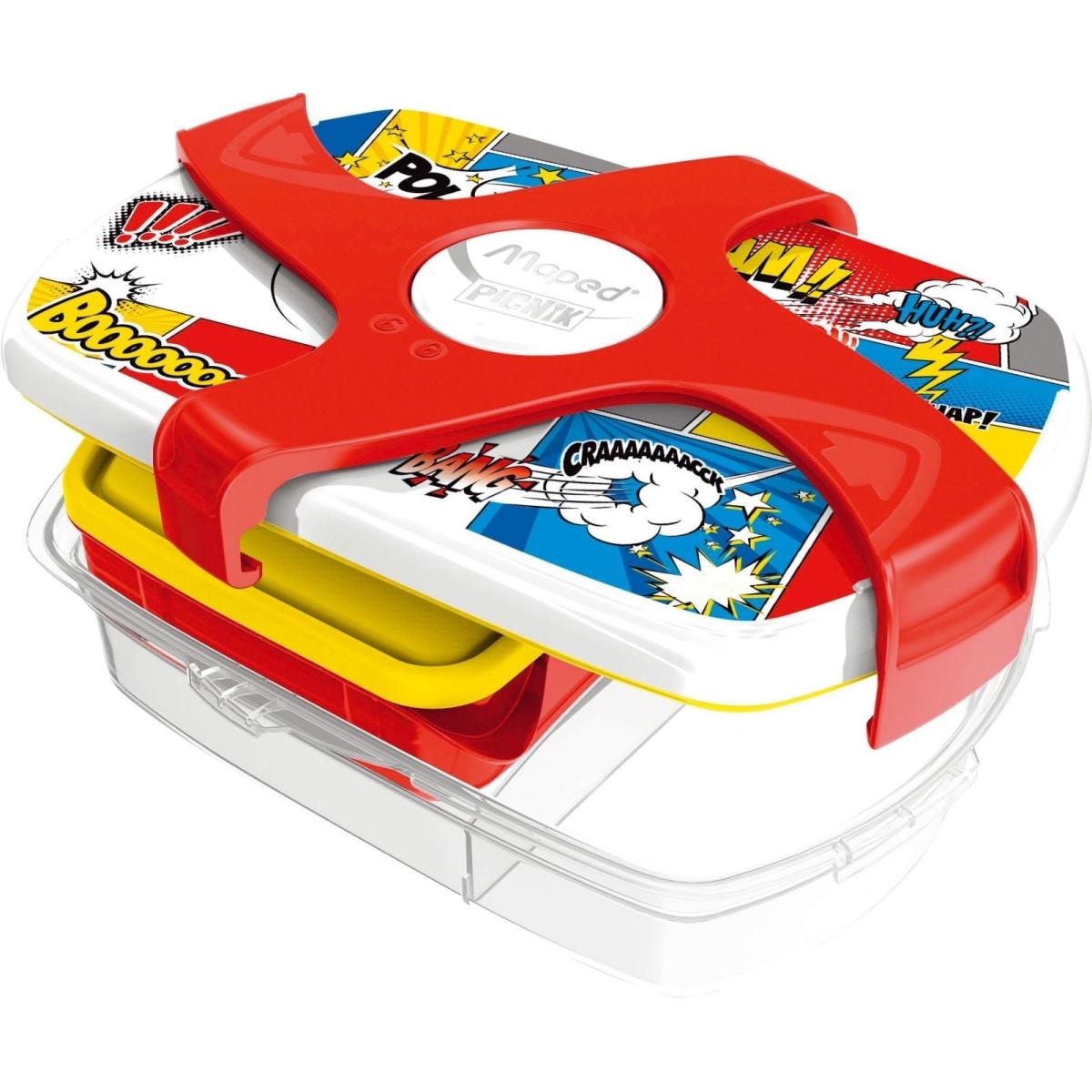 Magni Picnik Brotbox Kids CONCEPT, Comics bunt, Lunchbox, Mehrfarbig