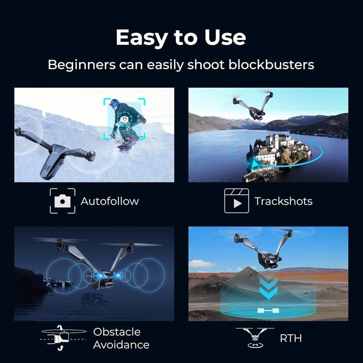 Immagine prodotto Zero Zero Robotics Coptr. Falcon V bi-sagomato (50 min, 760 g, 12 Mpx)