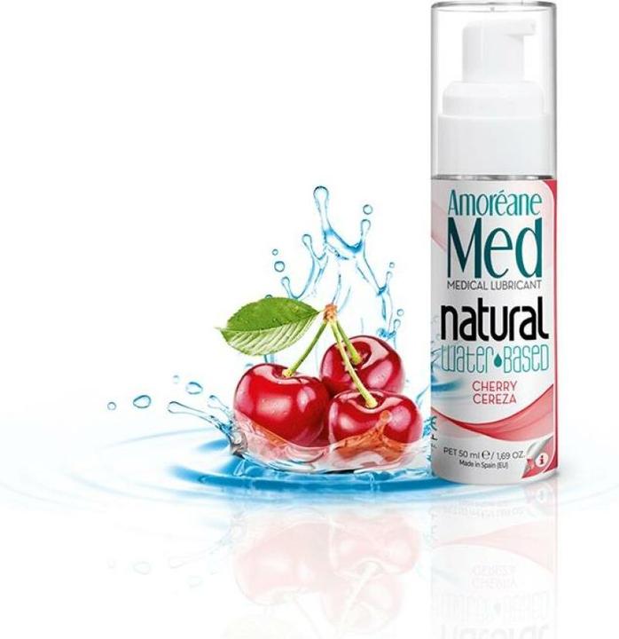 Actual product image Amoreane Water-Based Lubricant Cherry 50 ml