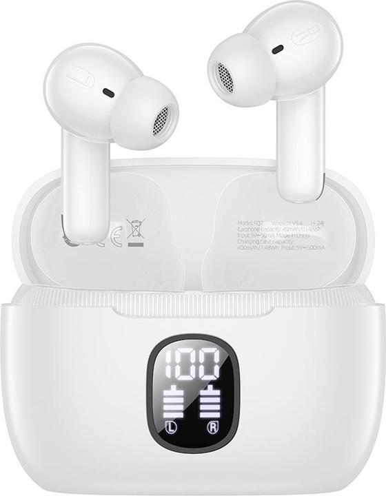 Actual product image Borofone Bluetooth-Kopfhörer TWS FQ7 Treasure ANC+ENC weiss (7 h, Wireless)